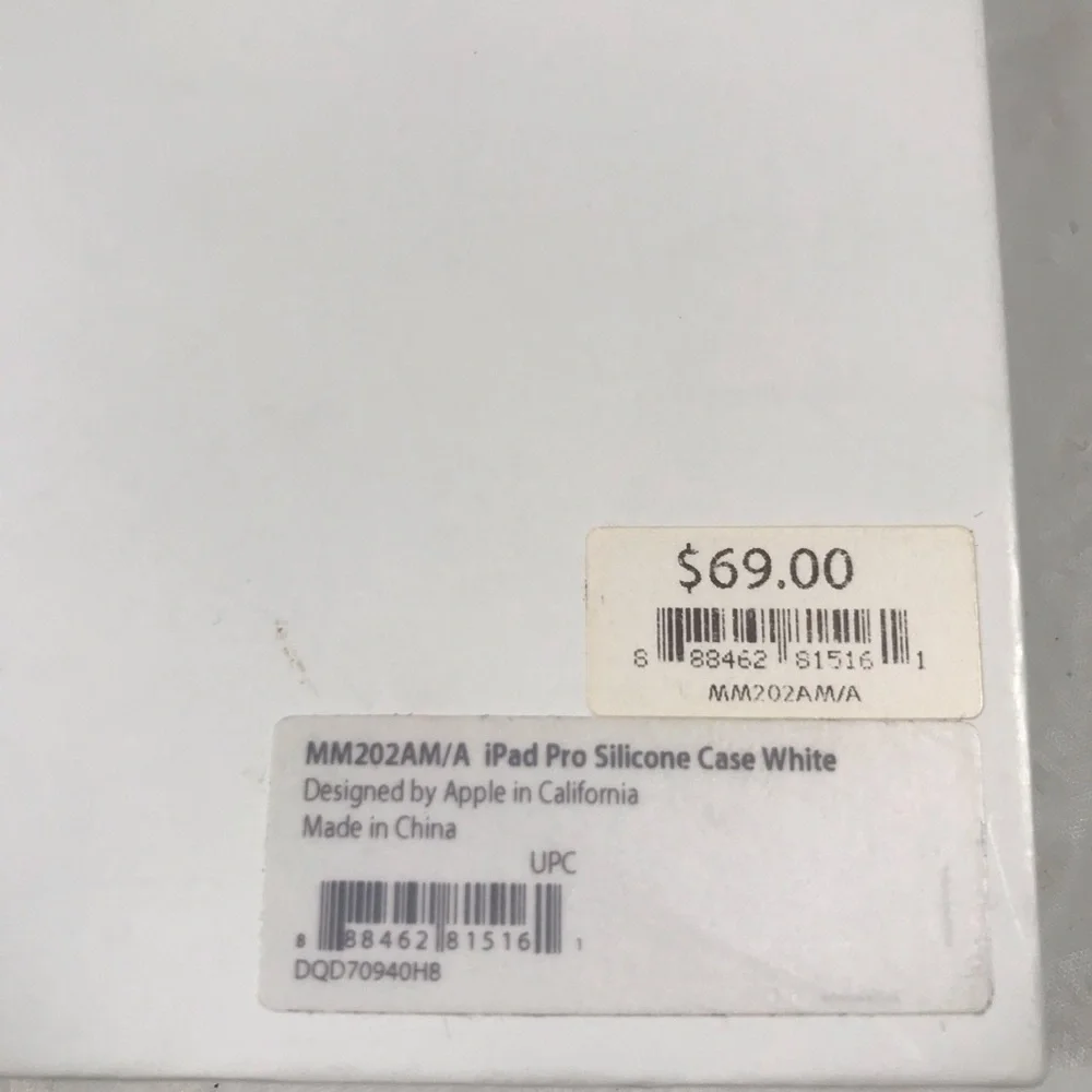 Apple iPad Pro White Silicone Case For iPad Pro 9.7 Inch 6th Gen/ 5th Generation